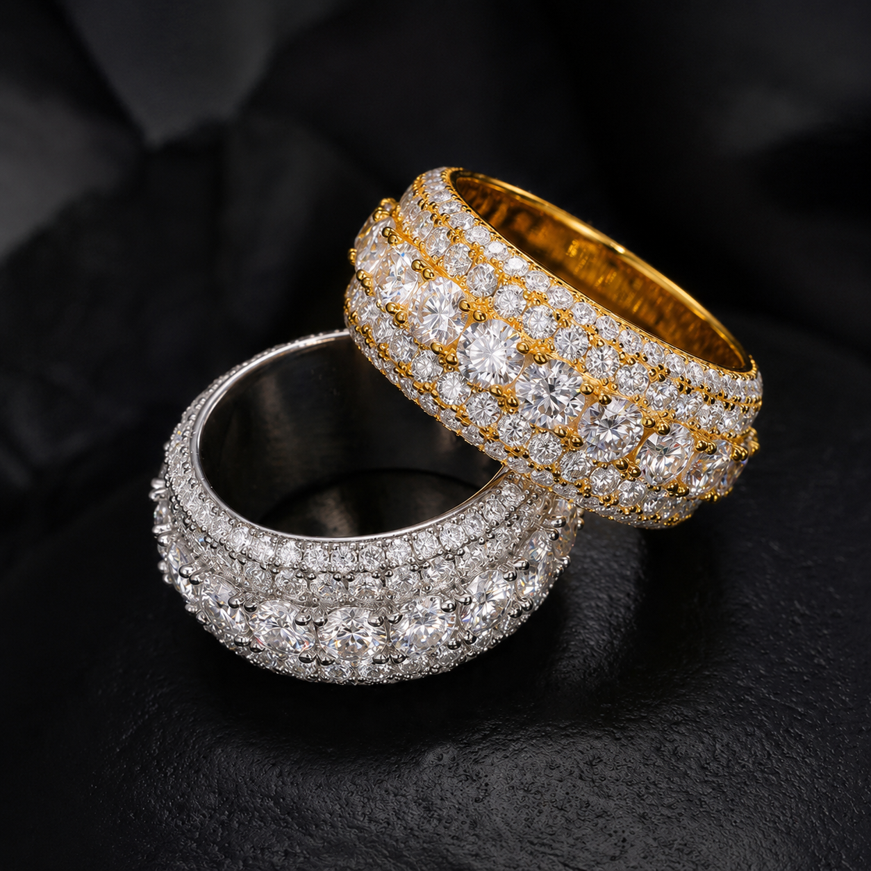 Anillo Imperial Ice Moissanita