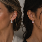 Aretes Celestia Halo de Moissanita