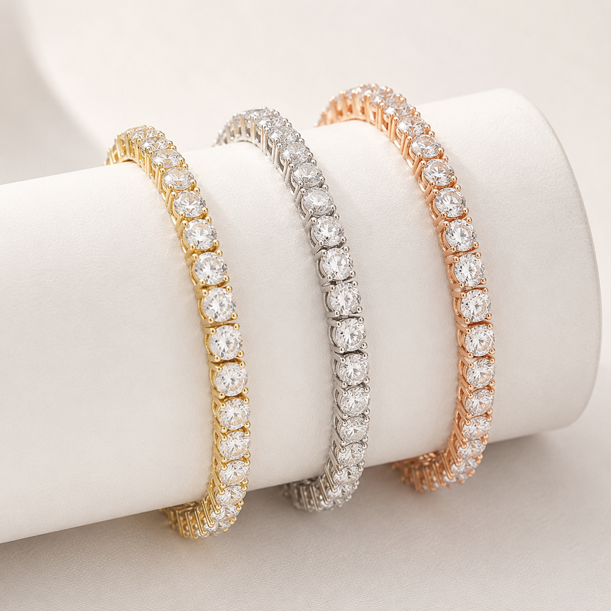 Pulsera Tennis Moissanita Premium 925