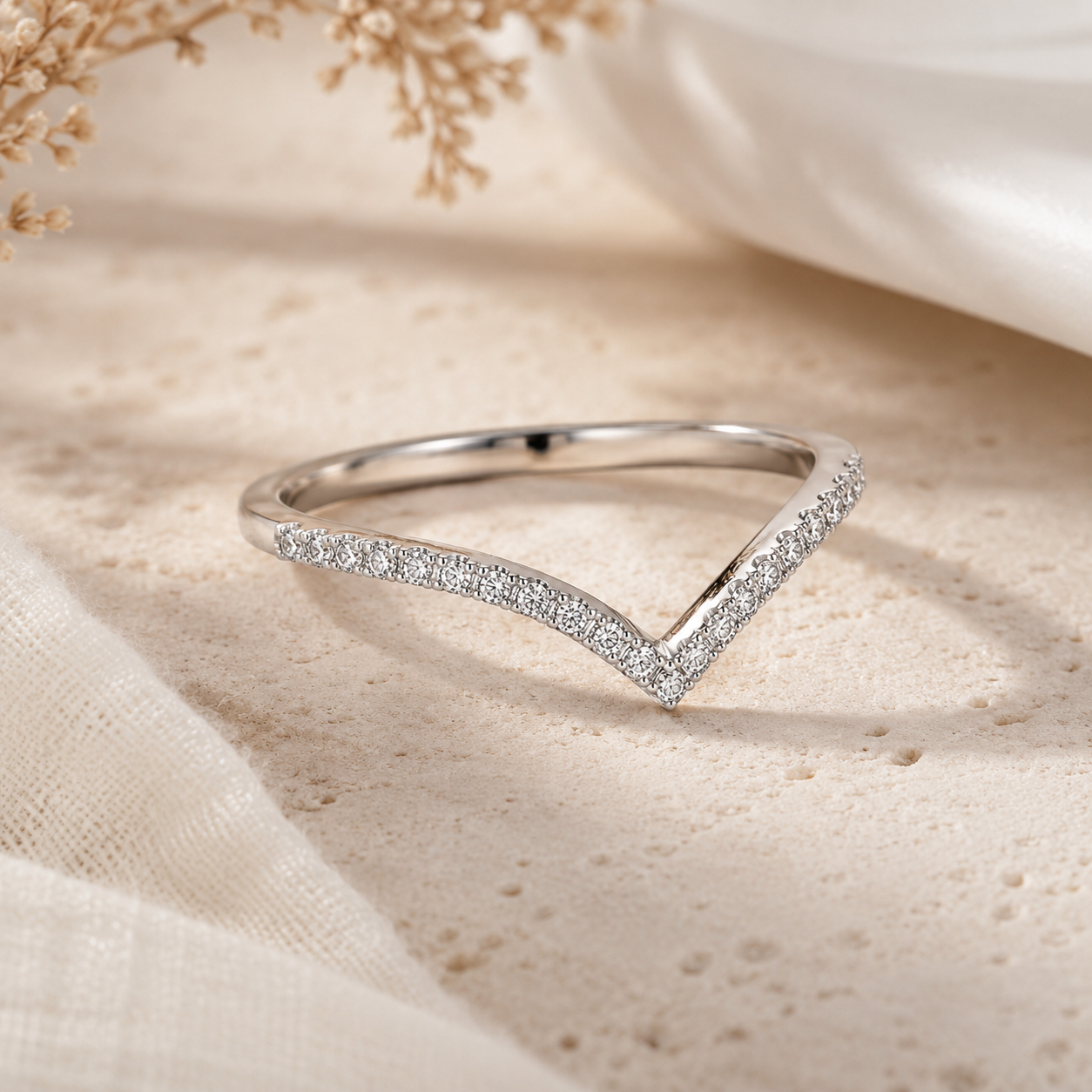 Véra V Moissanite Anillo