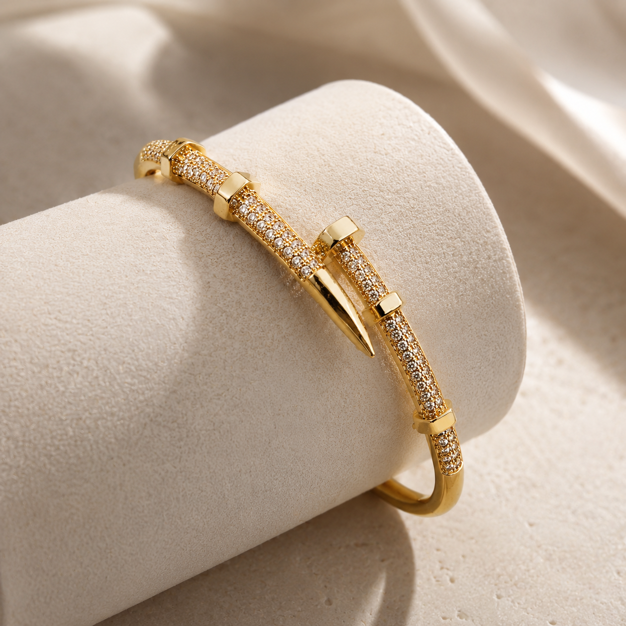 Pulsera Clavo Brillante