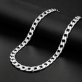 Cadena Cubana Clásica de Plata 925