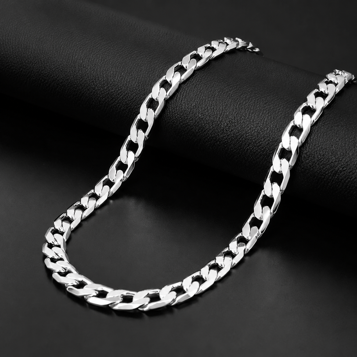 Cadena Cubana Clásica de Plata 925