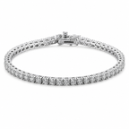 Pulsera Tennis Moissanita Premium 925