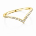 Véra V Moissanite Anillo