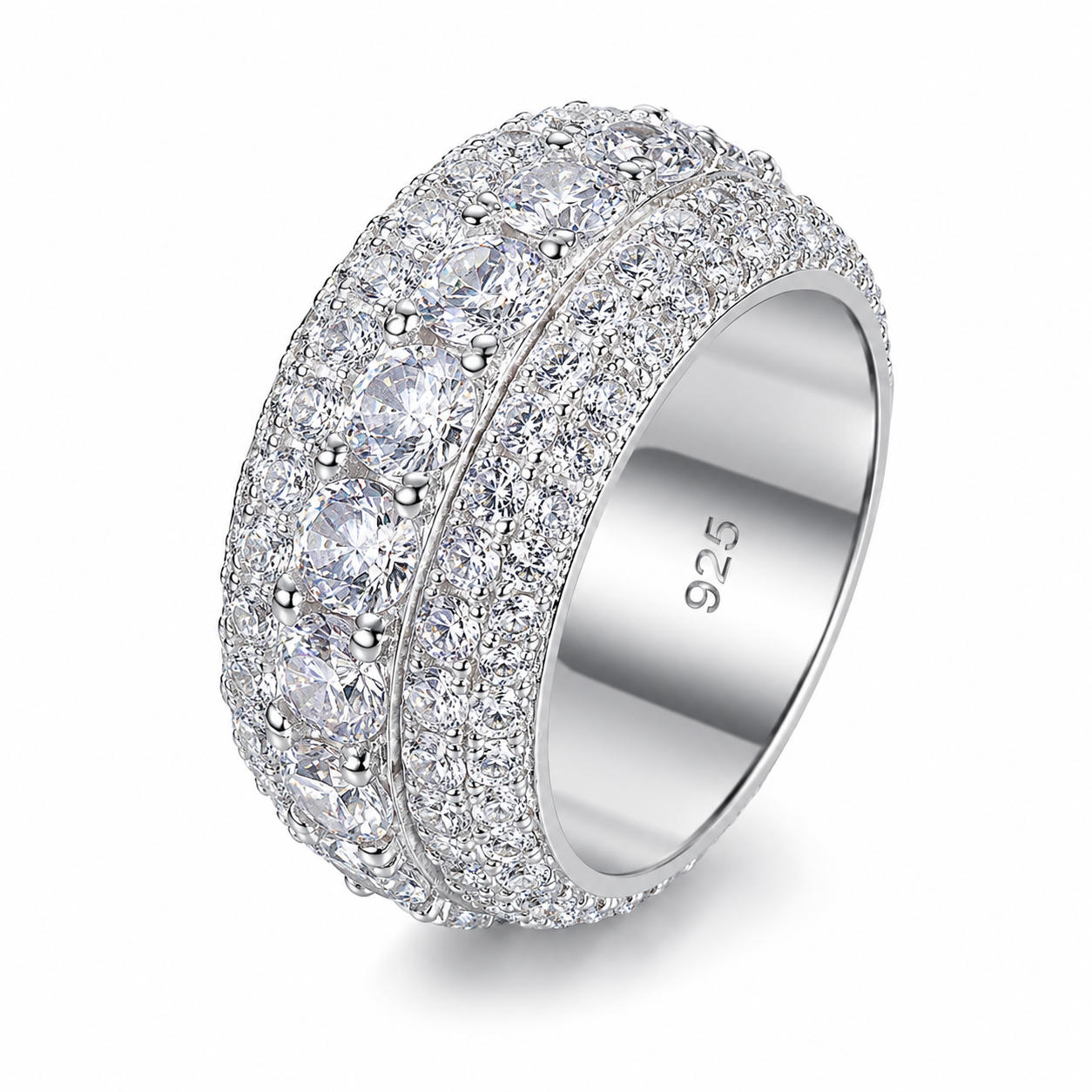 Anillo Imperial Ice Moissanita