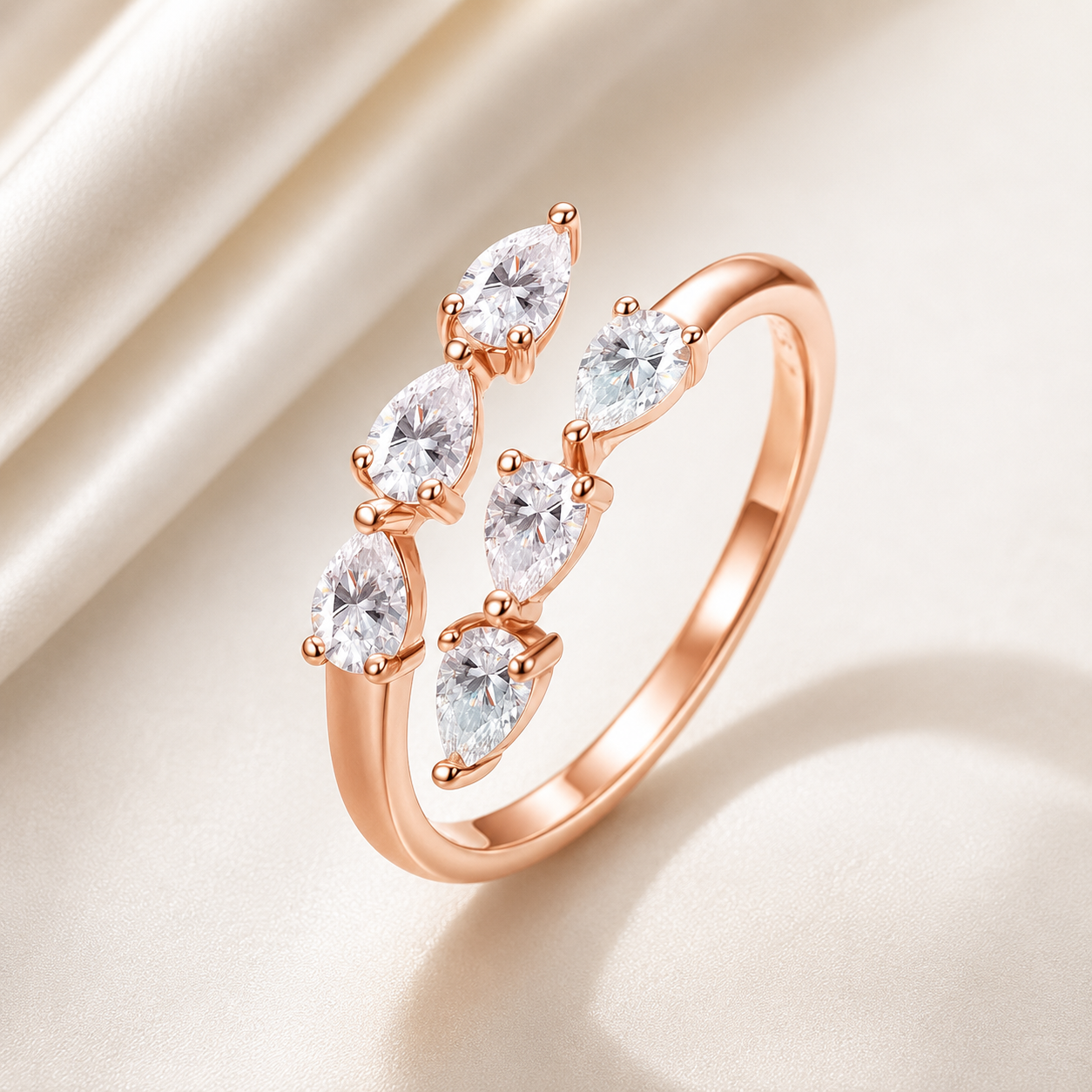 Anillo Crown Moissanita 1.8 CT