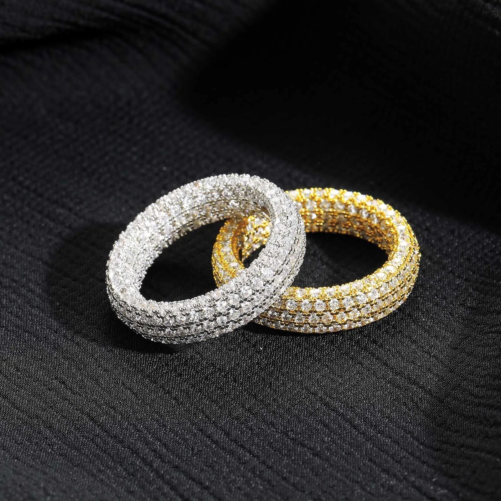 Anillo Aurex Iced de Moissanita