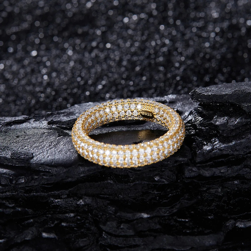 Anillo Aurex Iced de Moissanita