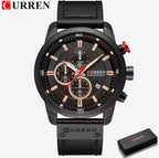 Curren Chronograph Leather Watch