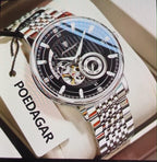 Poedagar Skeleton Two-Tone Watch