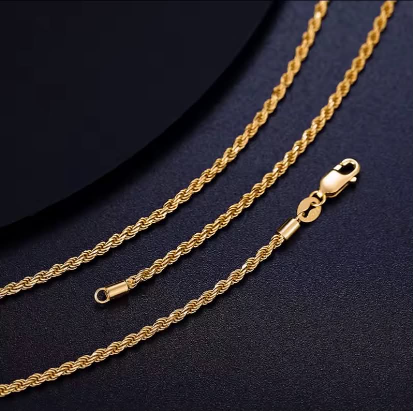 925 Sterling Silver Rope Chain