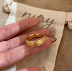 Celestial Star 24K Gold Band Ring