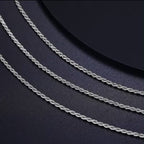 925 Sterling Silver Rope Chain